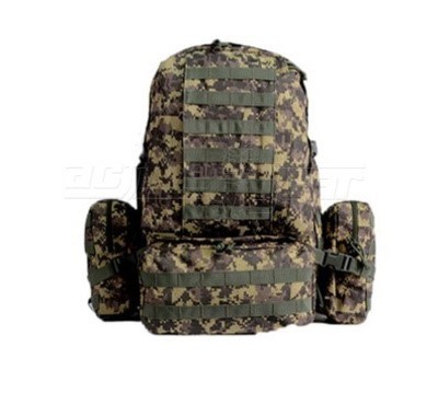 YAKEDA 55L CP camouflage outdoor travel camping detachable combination military tactical backpack 