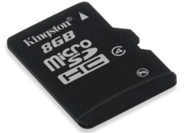 Kingston 8GB microSDHC Memory Card