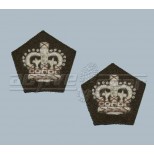 Badge of Rank - Worsted Crowns